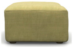 Heart of House Chloe Fabric Footstool - Olive